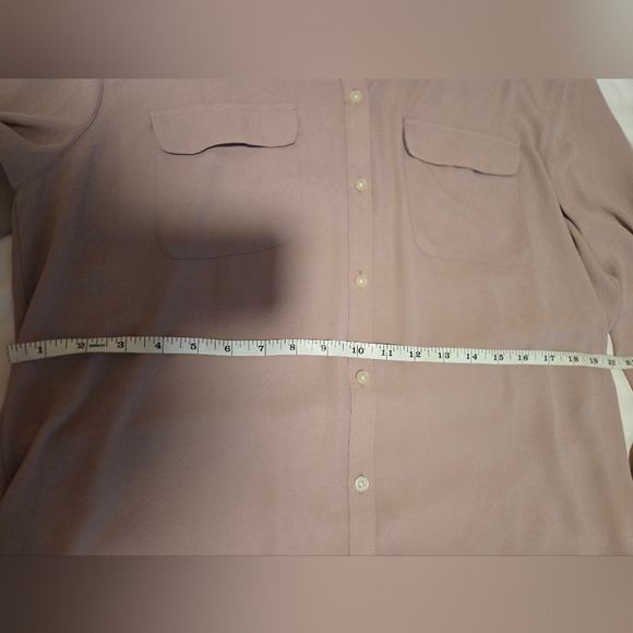 [EUC] New York & Co Womens Sz XL Blouse Top Lilac Purple Convertible 3/4 Sleeve - Picture 8 of 8